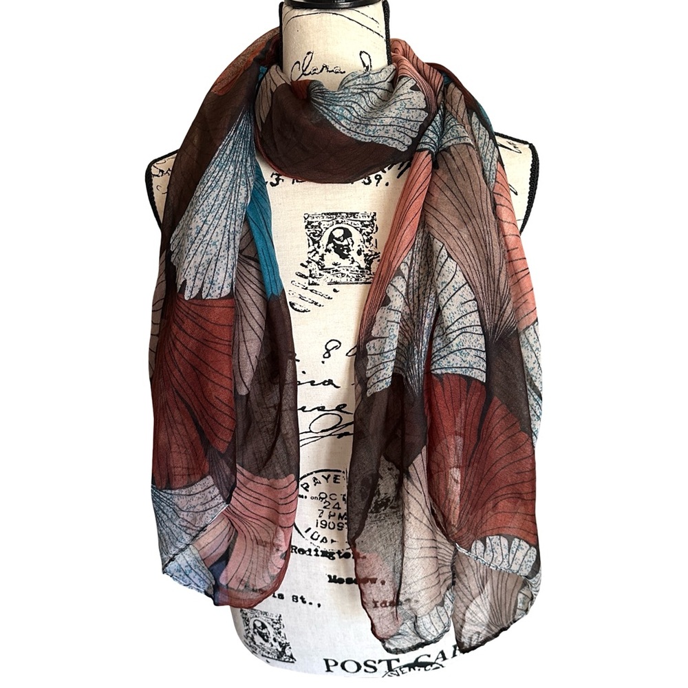 Multicolor Scarf Shawl Lightweight Elegant Wrap Neck Scarf Boutique Polyester